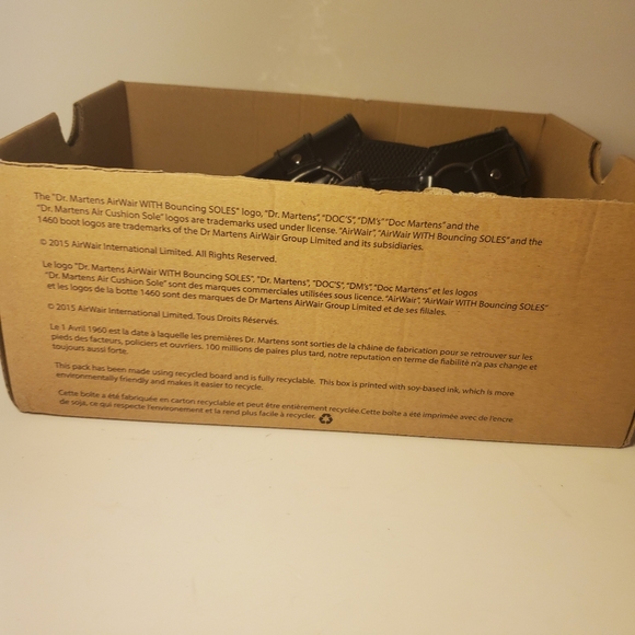 Dr Martens Gilbey Black Polished Smooth Slip On - Picture 9 of 9